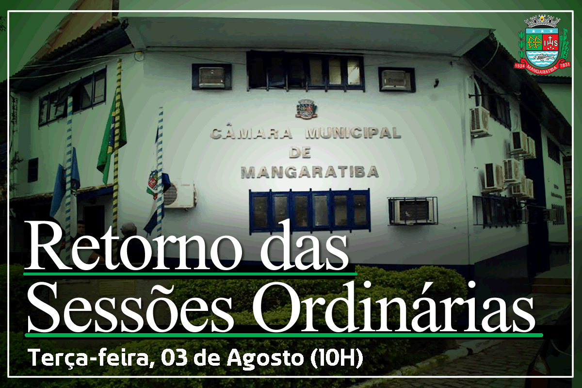 RETORNO DO RECESSO - 03/08 (TERÇA-FEIRA) 10H